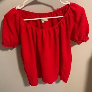 Madewell Cherry Red Tee